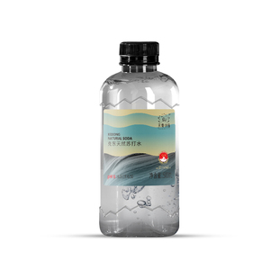天青怡品克东天然苏打水小分子弱碱天然矿泉无添加500ml*12瓶/4箱