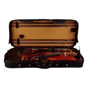 新款出口小提琴盒双琴盒四琴八琴盒琴箱抗压4-4盒子飞机托运方盒