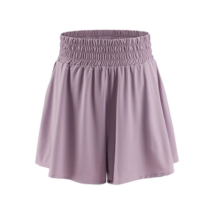 胖mm大码防走光运动短裤女瑜伽裤跑步休闲训练健身裤外穿夏季薄款