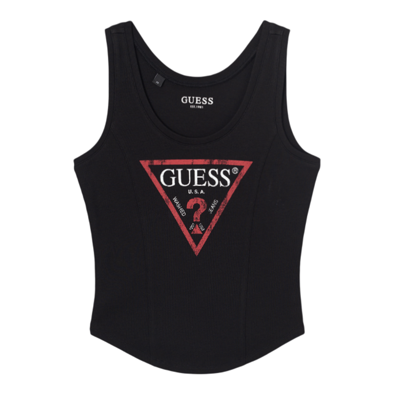 GUESS夏H2H轻薄棉质三角背心女