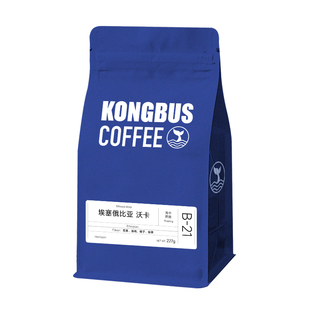 空杯巴士埃塞俄比亚耶加雪菲沃卡G1级水洗精品手冲单品咖啡粉豆