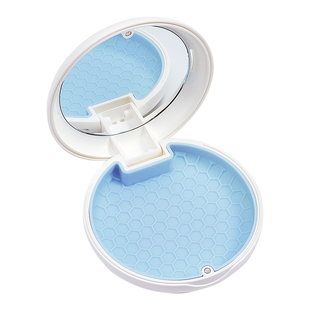 带镜牙套盒隐形保持器收纳盒挂绳透气哈雷矫正器便携盒随身正畸盒