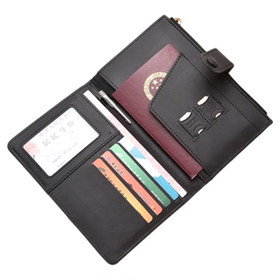 防盗刷钱包一体护照夹证件收纳机票保护套出国多功能旅行护照包