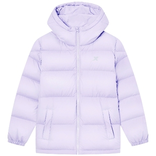 特步童装儿童连帽羽绒服女童厚款冬装2026年秋冬新款大童保暖外套