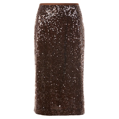 朗姿重工轻礼服设计感百搭半身裙修身气质直筒裙2025年秋季新款女