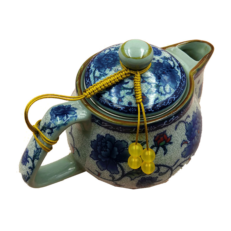 手工编织茶壶绳玛瑙珠茶壶配饰