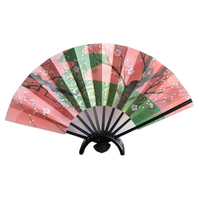 日本进口药师窑桌面摆件折扇