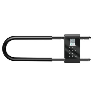 玻璃门锁门密码挂锁头U型锁家用指纹户外防水长锁子具大全办公室