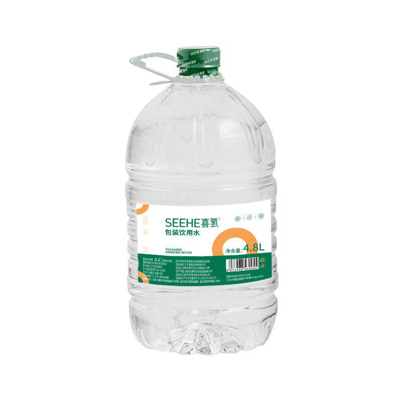 顺丰到家|喜氢SEEHE含氢包装饮用水4.8L*4桶富氢水家庭桶装水
