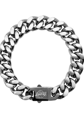NBA正品勇士古巴不锈钢手链时尚