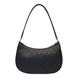 韩国MLB官方专柜正品黑色腋下单肩包纽约洋基队NY大logo3ABQS022N