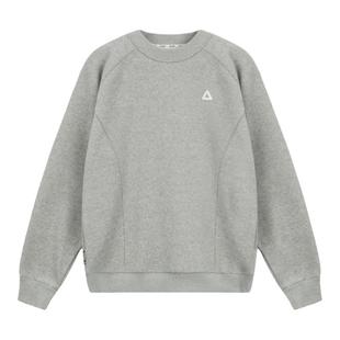 吕小虎重磅410g加绒加厚圆领卫衣男士冬季插肩袖衣服运动无帽上衣