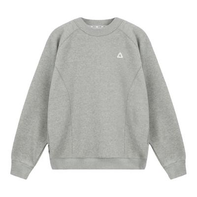 吕小虎奥利绒宽松圆领套头卫衣男