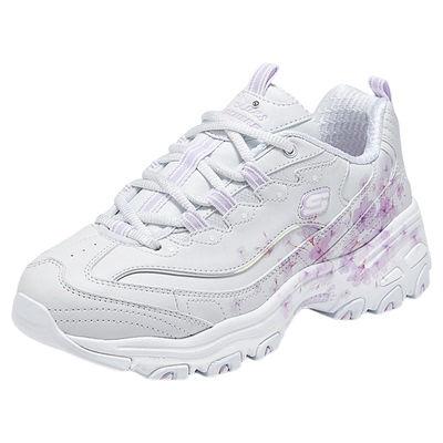 Skechers斯凯奇2025秋季新款女鞋熊猫鞋厚底增高老爹鞋耐磨休闲鞋