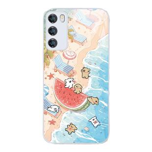 适用西瓜小狗华为pura70pro手机壳夏日荣耀100/200华为mate60小清新nova12/13可爱11卡通p60高级感p50玻璃40