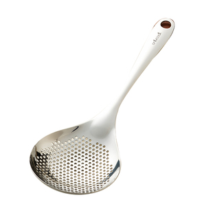 onlycook 316L不锈钢花椒漏勺厨房捞面条饺子神器大号笊篱过滤网