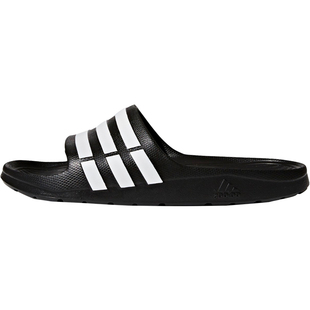 Adidas/阿迪达斯正品DURAMO SLIDE男女游泳沙滩休闲凉拖鞋 G15890