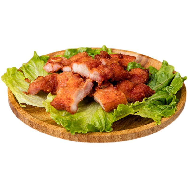 秘制脆香骨 绿进海山骨 带骨三层肉片 炸三层肉 酒店招牌菜半成品