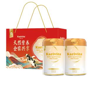 新西兰进口A2中老年奶粉礼盒2罐