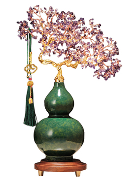 新中式紫气东来葫芦摆件客厅酒柜办公室乔迁新居轻奢高档招财装饰