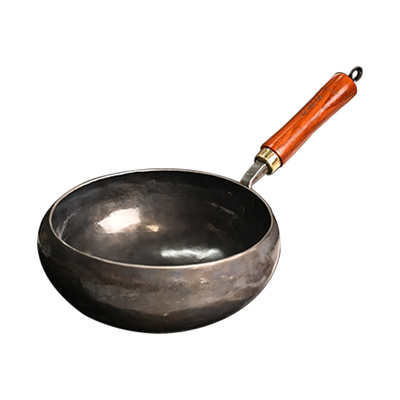 纯手工锻打钛大肚锅章丘钛炒锅