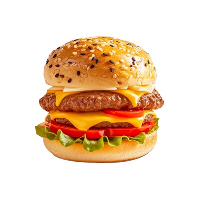 【独立包装】汉堡包面包胚早餐