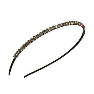 韩国baket发饰多切水钻外戴发箍女重工满钻细边时尚百搭压发头箍