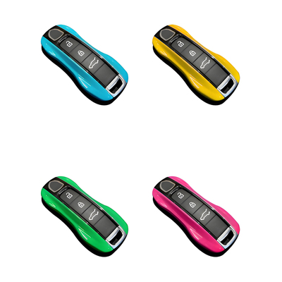 保时捷糖果色烤漆钥匙壳无损安装