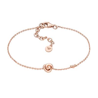 阿玛尼女士立体绳结鹰标细款手链