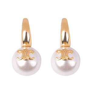 凯旋门珍珠耳钉小众设计高级感轻奢耳饰耳环女小香风气质名媛耳扣
