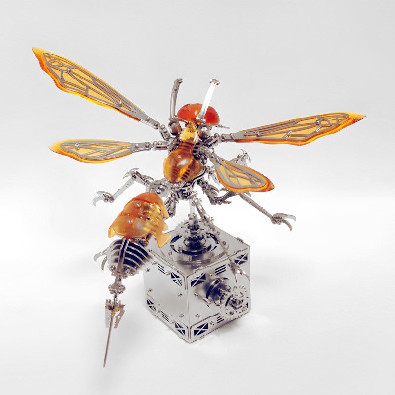 钢魔兽3d立体金属拼图手工模型玩具拼装益智摆摊成人diy礼物儿童