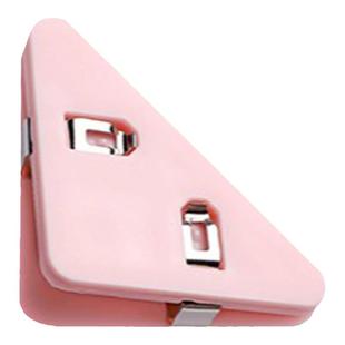 多功能三角夹透明直角边角夹书夹子资料防卷边神器手账保护固定器书本书页纸张试卷收纳夹书角文件小夹子文具