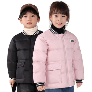 灵机一动大口袋羽绒服加厚防风极寒保暖秋羽绒儿童外穿冬季外套
