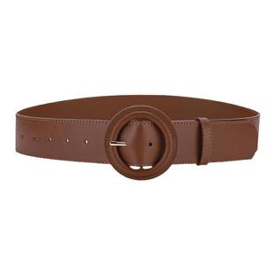 宽腰带女2024新款装饰高级感真皮配裙子西装大衣腰封牛皮皮带秋冬