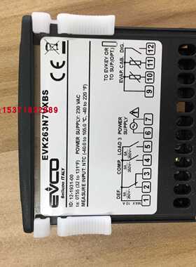 议价EVCO美控温控器EVK263N7VXBS EVK004N9VXST 电子数显控制器