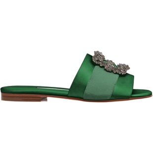 【新年礼物】MANOLO BLAHNIK玛诺洛/MB女鞋MARTAMOD平底凉鞋