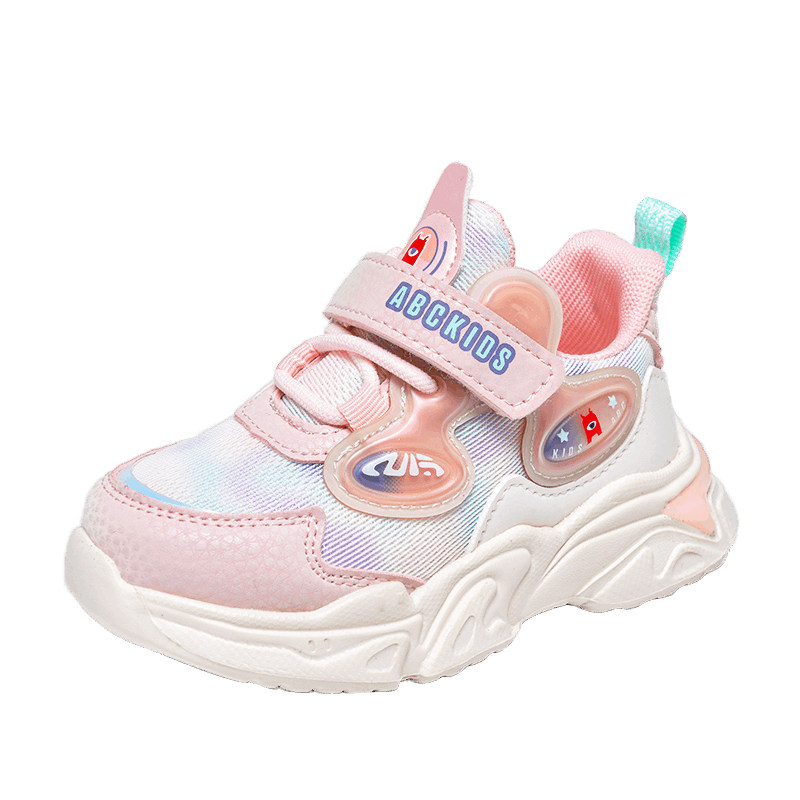 ABCKIDS女童春季网面透气运动鞋