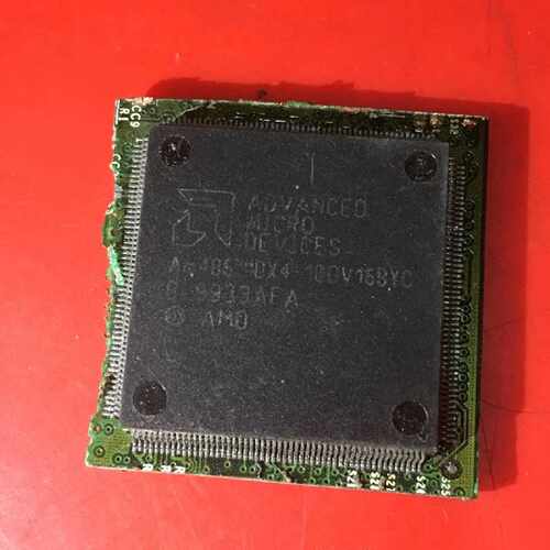 溢价- AM486DX4-100V16BYC 切割带板 实物上