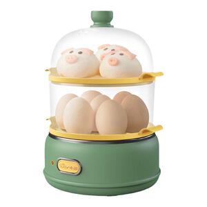 小熊煮蛋器家用小型多功能双层