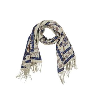 中国国家博物馆雪青牡丹围巾披肩秋冬季保暖女士大披肩文创礼物