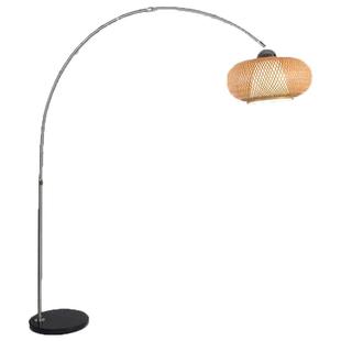 侘寂风落地灯复古禅意民宿客厅书房茶卧室麻将日式创意床头阅读灯