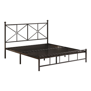 现代简约铁床双人加厚公寓铁艺床儿童单人主次卧出租屋民宿铁架床