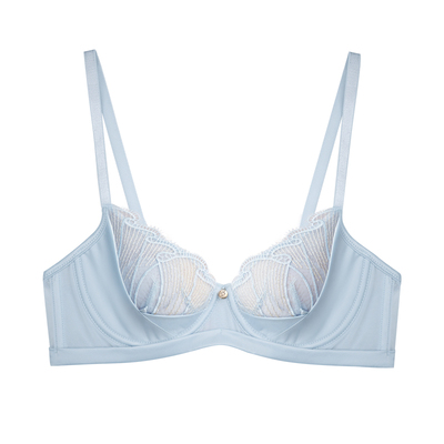 DonnaForte刺绣性感超薄舒适透气内衣女文胸大胸显小|Metis墨提斯