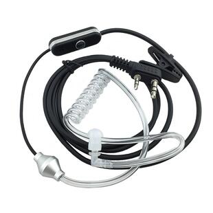 对讲讲机耳机空气导管入耳式大机耳耳麦耳塞对讲电话机耳机线通用