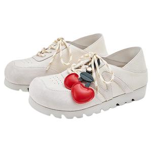 [樱桃贝果]莎莎苏2025秋冬新款增高一脚蹬饼干鞋百搭休闲勃肯鞋女