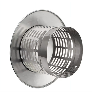 屋顶排气管罩不锈钢防雨帽防鸟鼠pvc排气通风口透气烟囱烟道伞帽