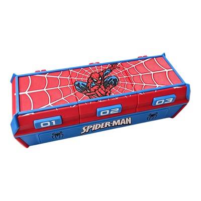 爆旋陀螺蜘蛛侠收纳盒BeybladeX比赛3格SpiderMan专用保护陀螺盒