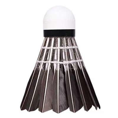 正品羽毛球耐打王黑色鹅毛耐用不易烂家庭娱乐训练比赛室内外用球