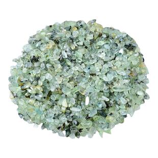 天然绿葡萄石原石水晶碎石鱼缸造景石供曼扎七宝石高品质冰种裸石