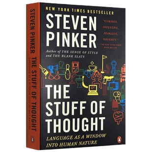 The Stuff of Thought 英文原版书 思想本质 史蒂芬平克 Steven Pinker  英文版原版 进口畅销英语书籍